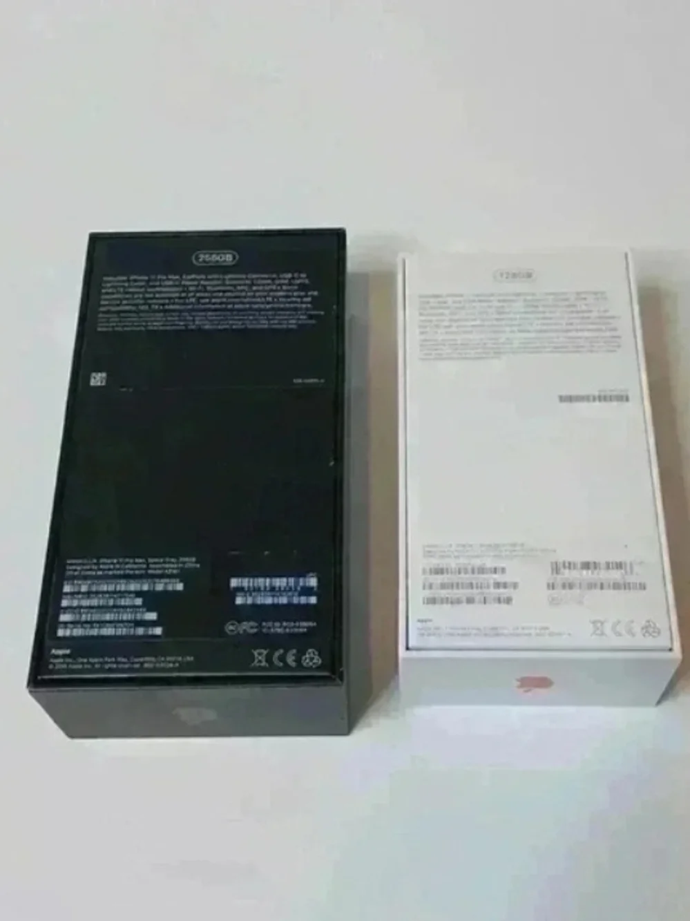 Apple iPhone Box - Black and Rose Gold Models